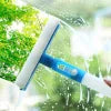 Short Handle Glass Cleaning Brush Wiper Scraper Multifunctional Window Cleaner