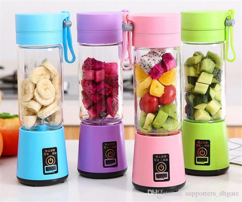 Juicer Portable Outdoor Juicing Cup Home Mini Cordless Crushed Ice Machine Usb Charging Fruit Vegetable Blender(