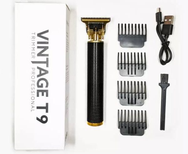 Professional T9 Vintage Trimmer For Men (chargeable)