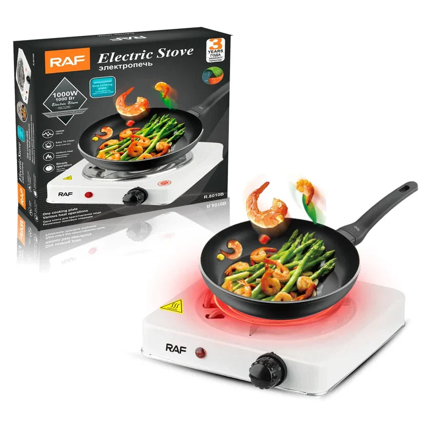 Electric Stove For Cooking, Hot Plate Heat Up In Just 2 Mins, Easy To Clean